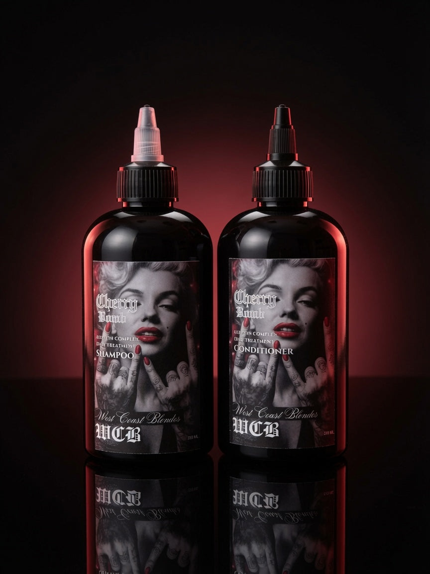 Cherry Bomb Ghk Keratin Deep Treatment Shampoo and Conditioner 8oz.